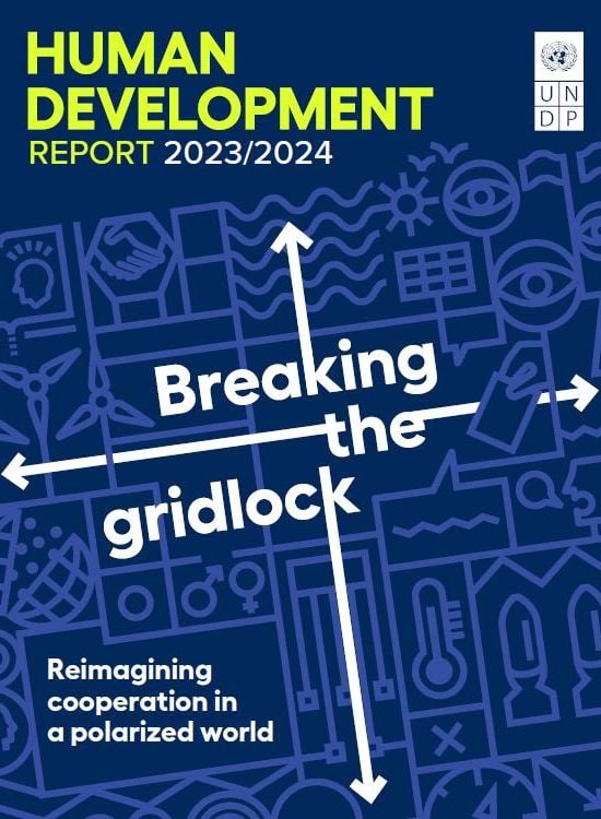 Titelblatt des Human Development Report 2023/2024