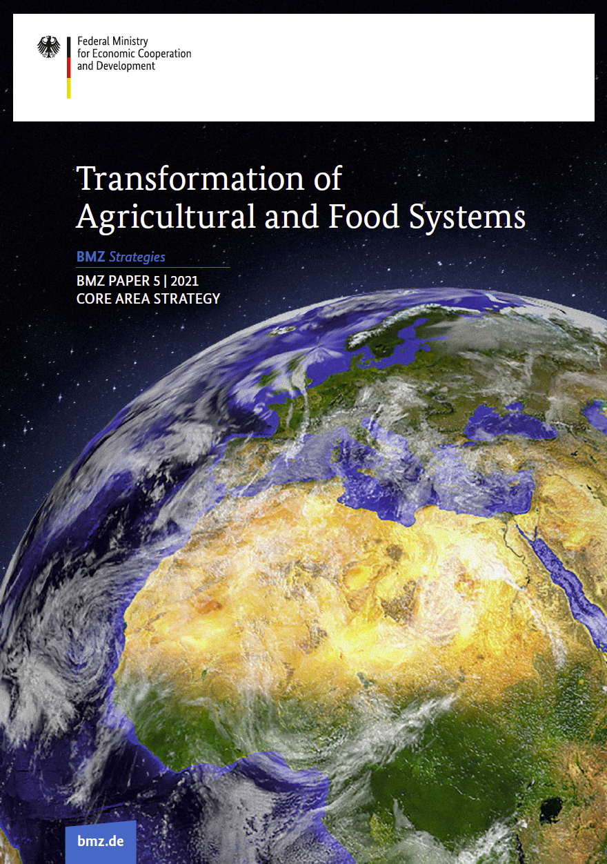 Cover: BMZ core area strategy "Transformation of Agricultural and Food Systems"