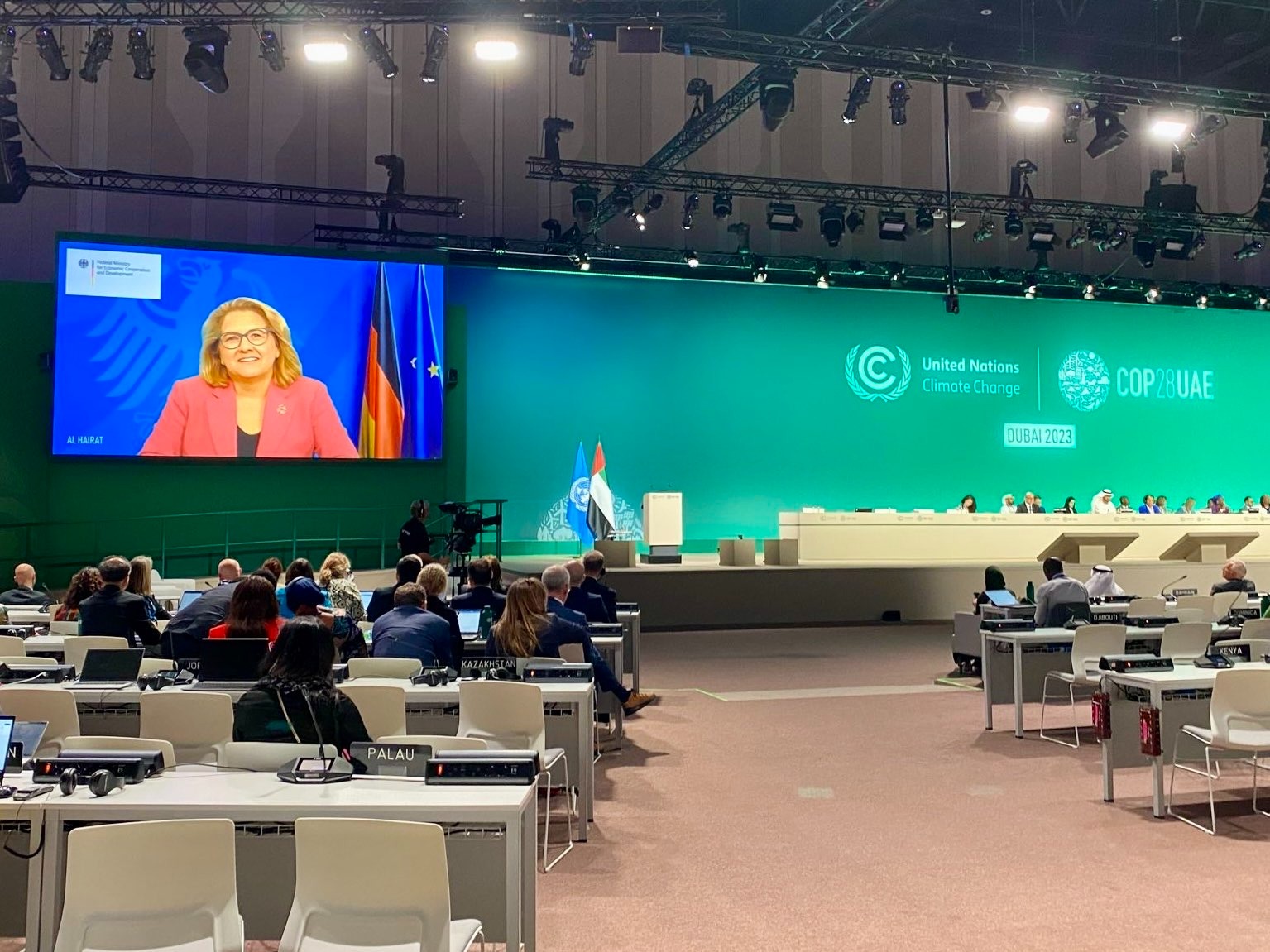 Statement von Entwicklungsministerin Svenja Schulze bei den Beratungen auf der COP28 über den neuen Fonds zum Umgang mit Klimaschäden