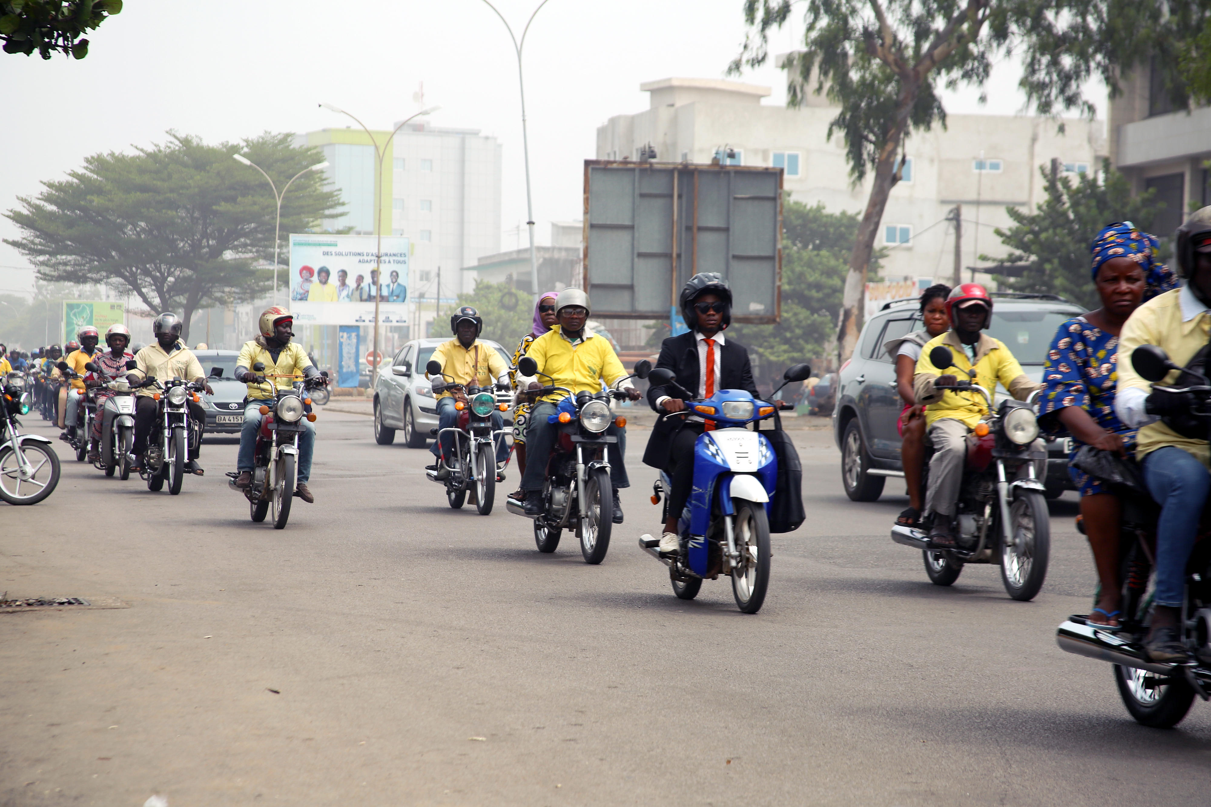 Scooters in Cotonou