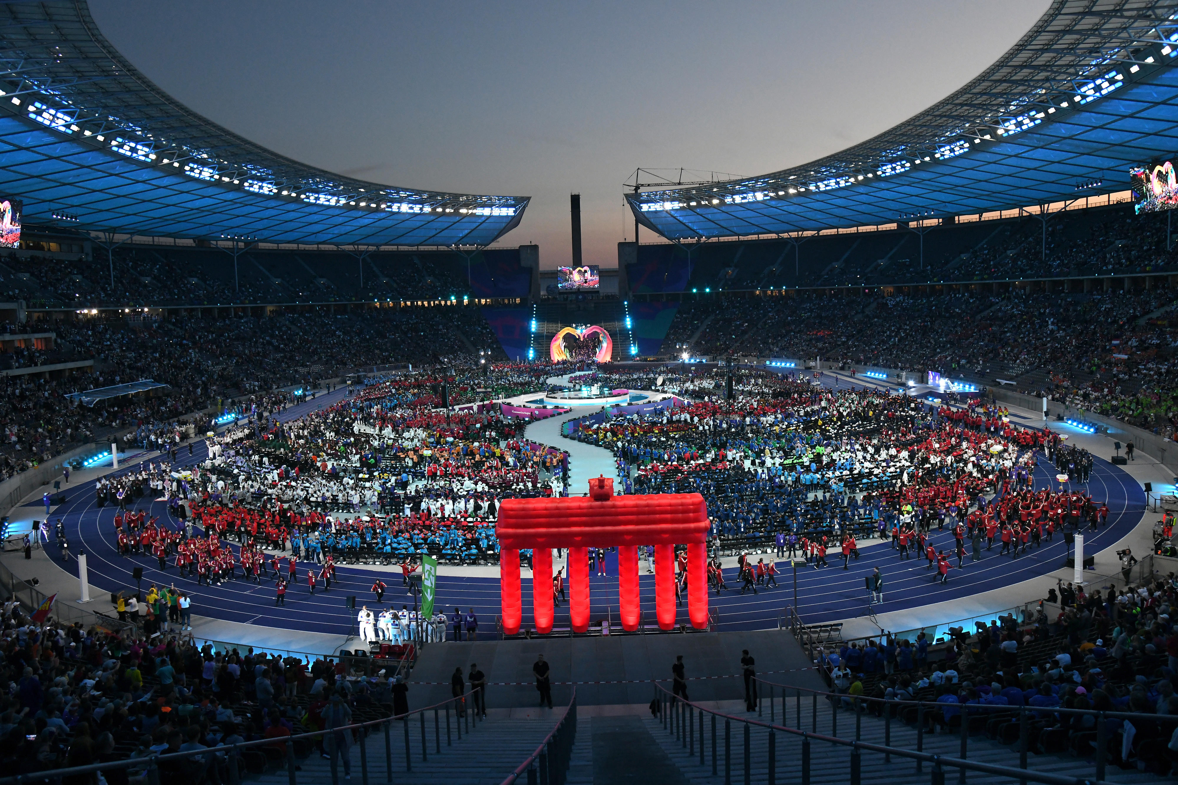 Special Olympics opening ceremony at the Berlin Olympic Stadium