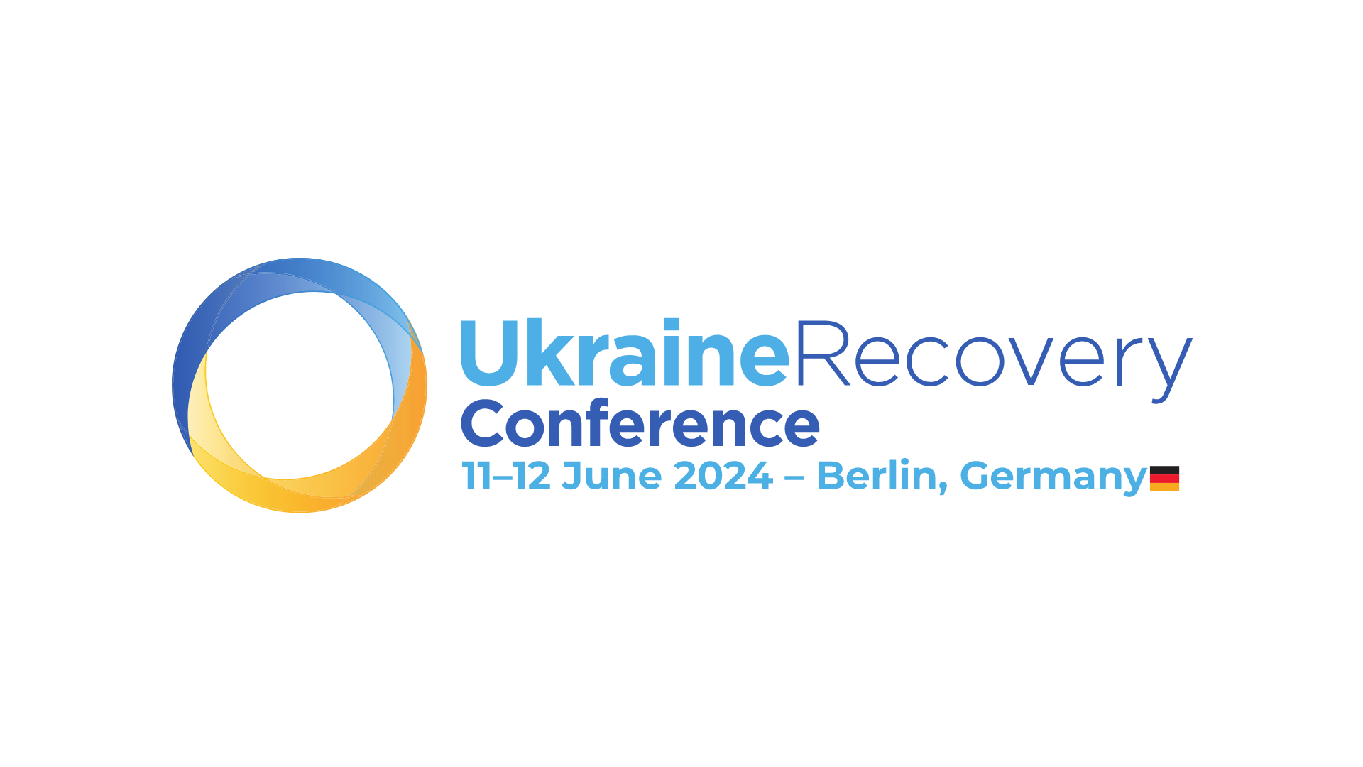 Logo: Ukraine Recovery Conference 2024