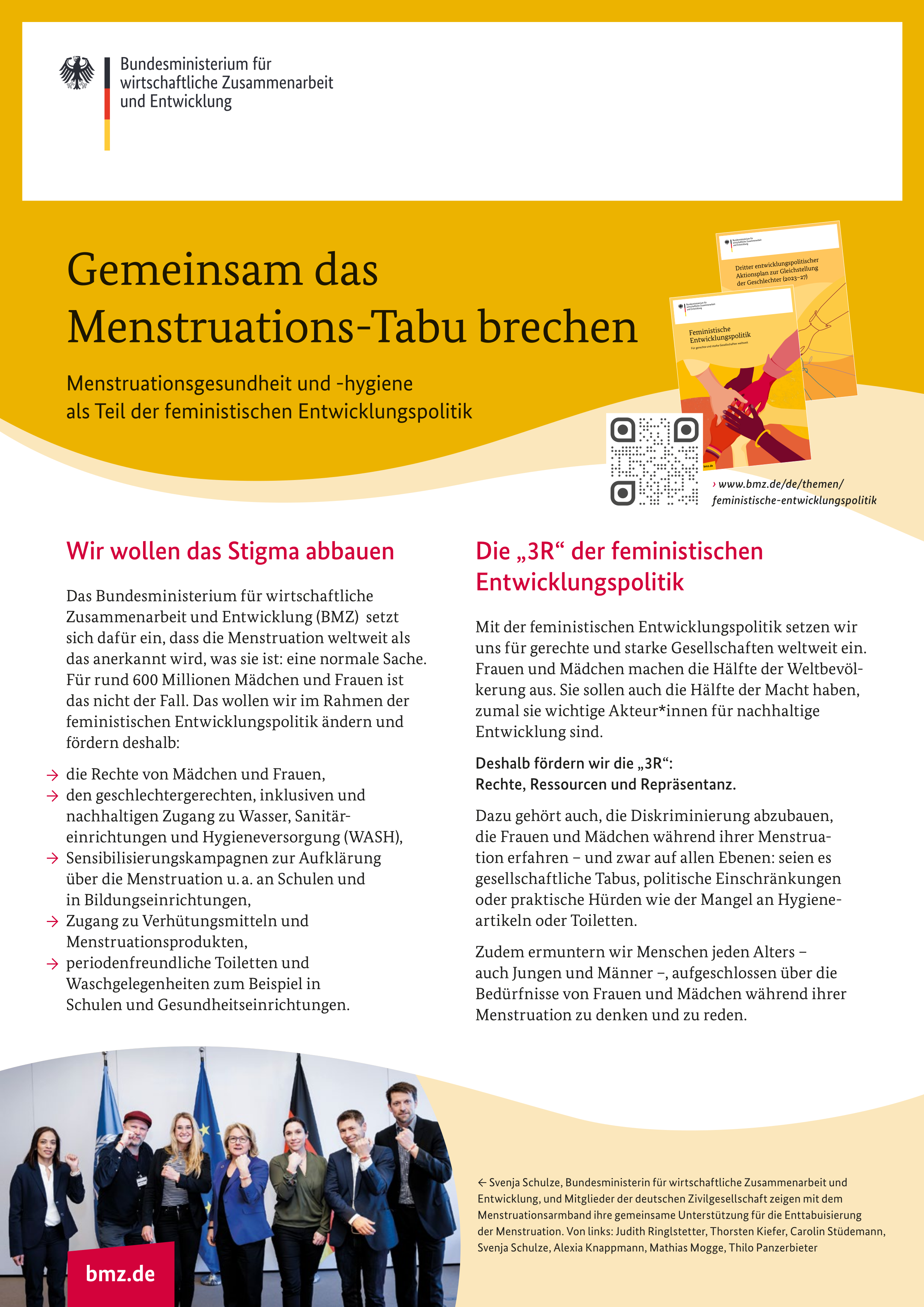 Titelblatt: Gemeinsam das Menstruations-Tabu brechen