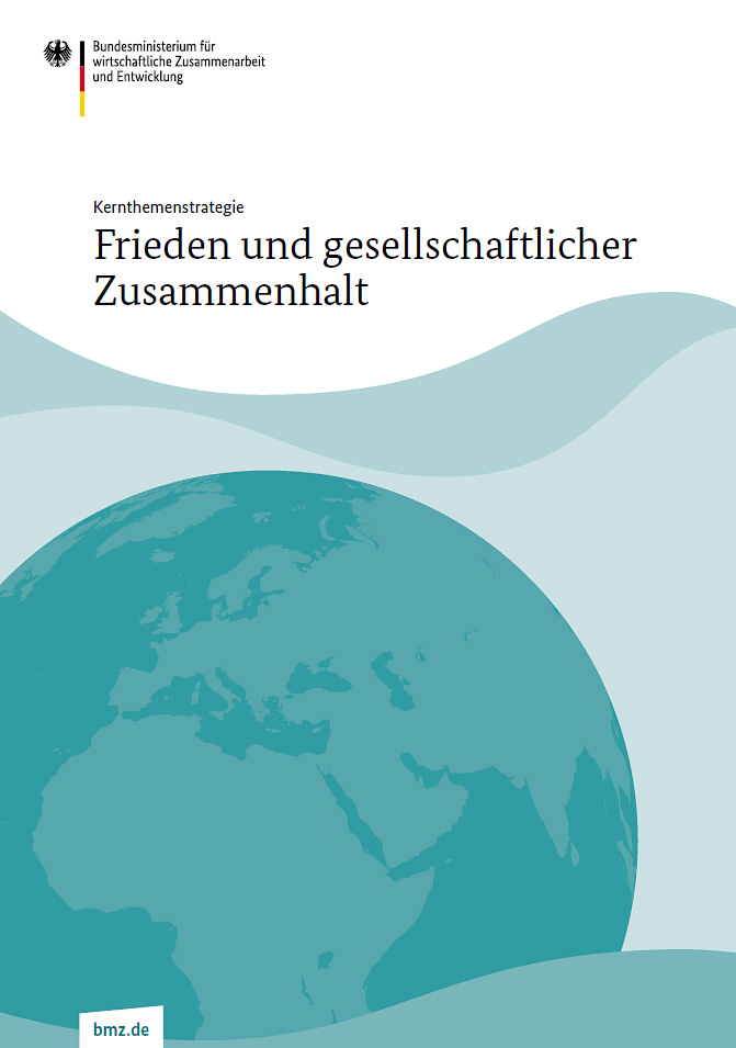 Titelseite: Kernthemenstrategie Frieden und gesellschaftlicher Zusammenhalt