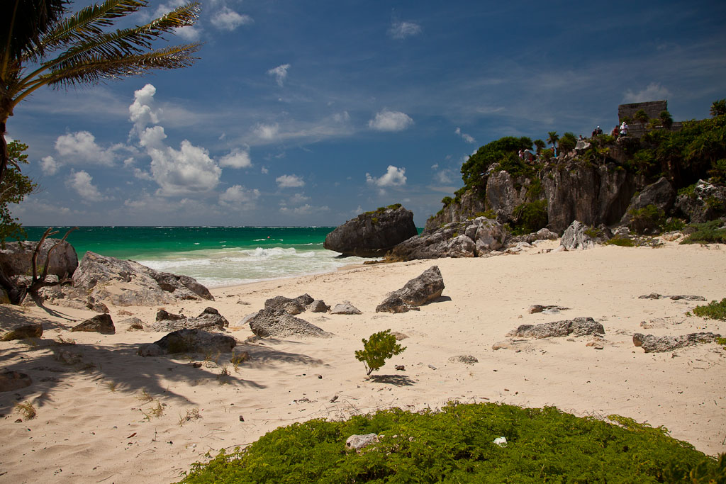 Strand in Tulum, Mexiko