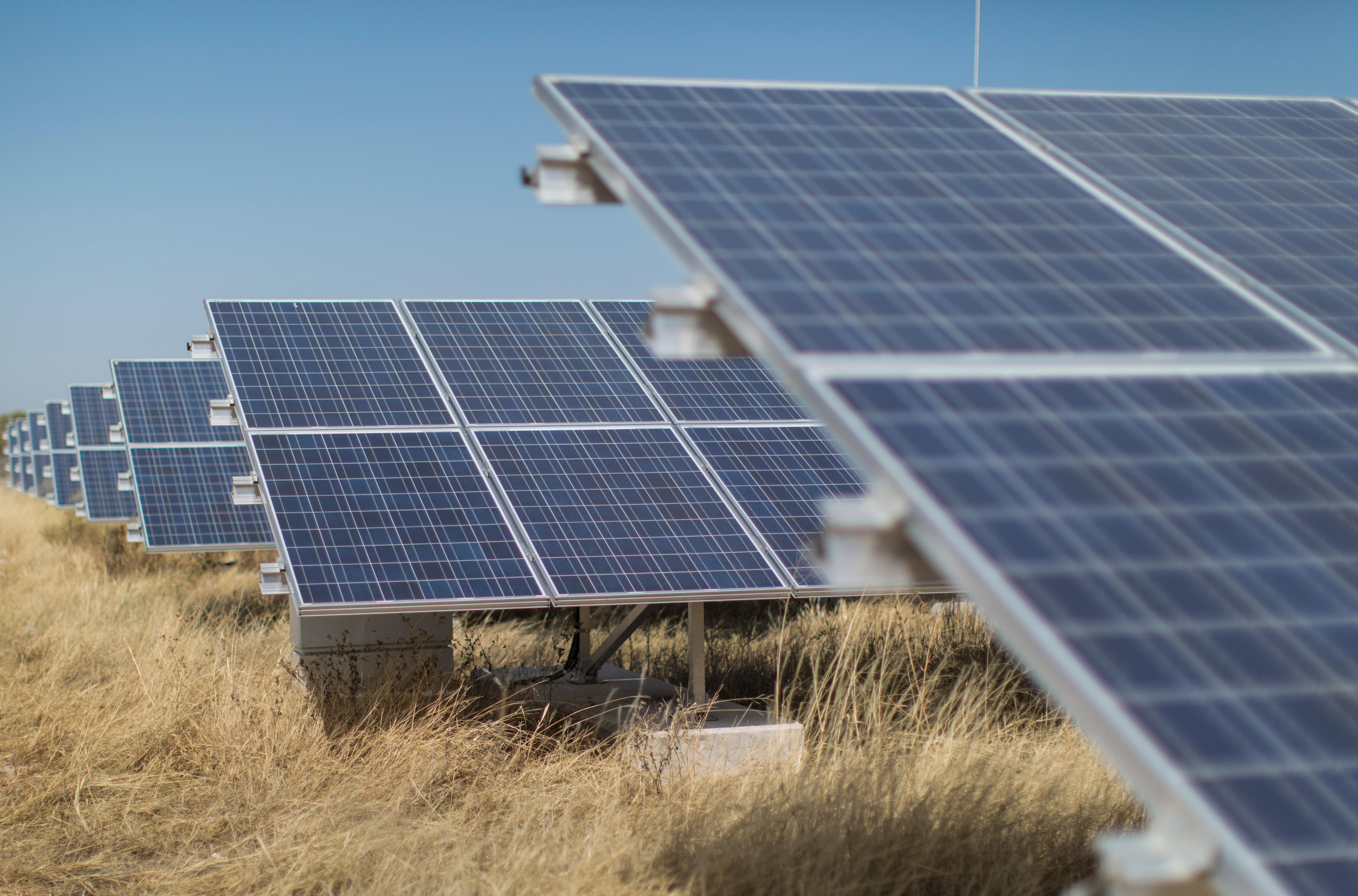 Solaranlage in Tsumke, Namibia