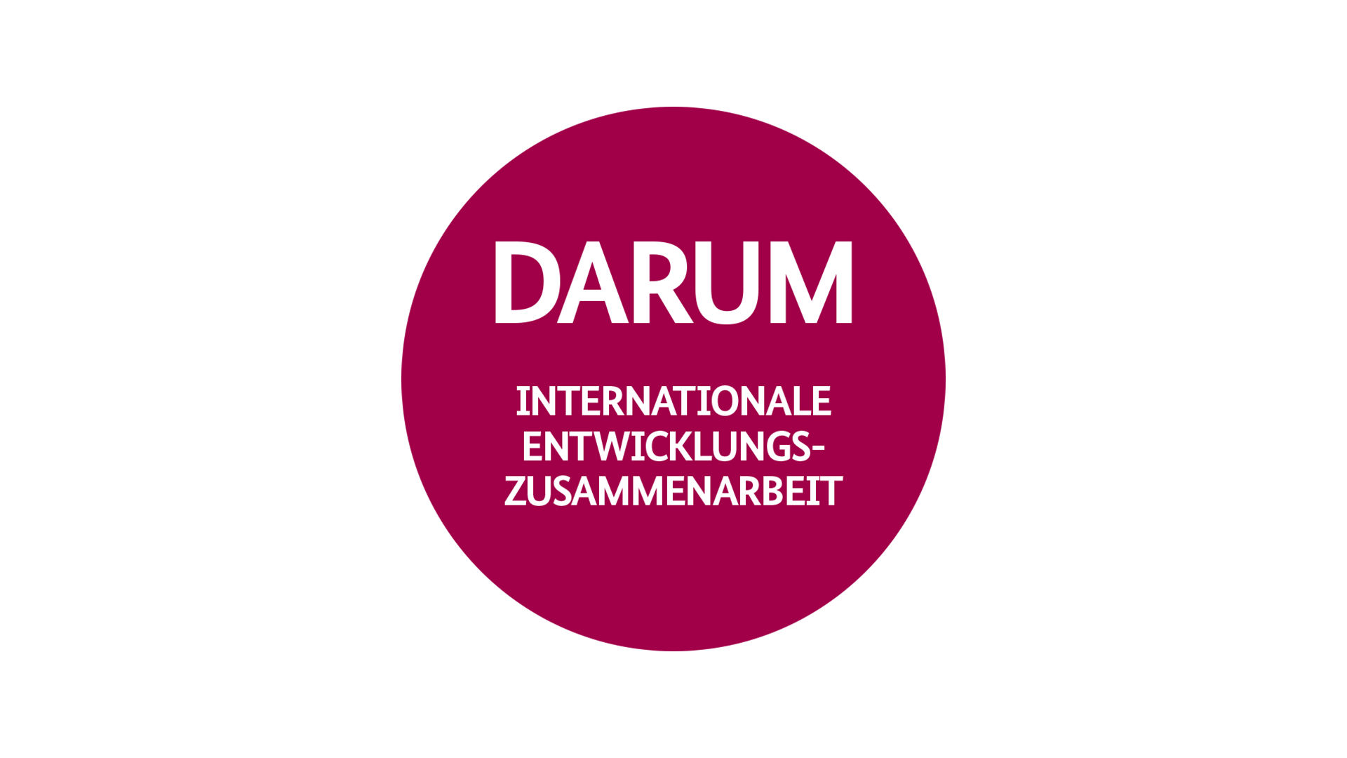 Darum internationale Entwicklungszusammenarbeit