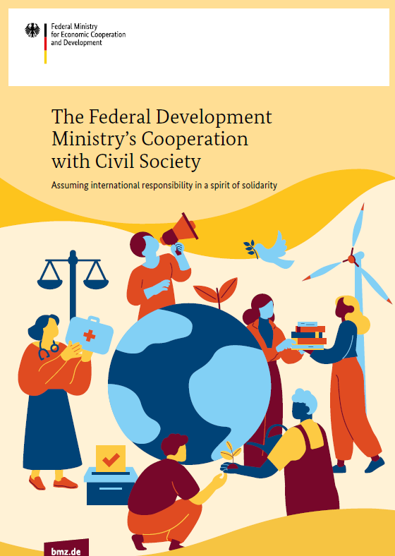 Cover: The Federal Development Ministry’s Cooperation with Civil Society