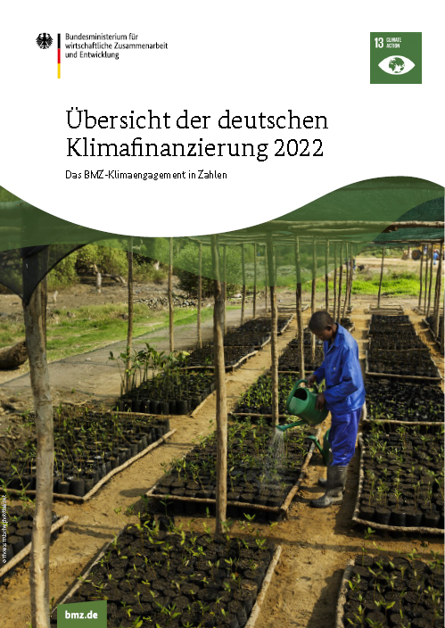 Cover: Das BMZ-Klimaengagement in Zahlen