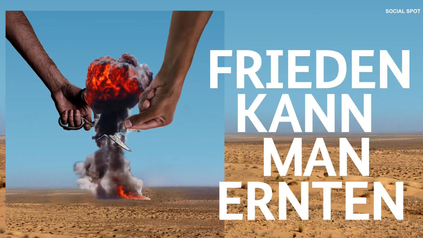 Standbild aus dem BMZ-Video "Frieden kann man ernten"