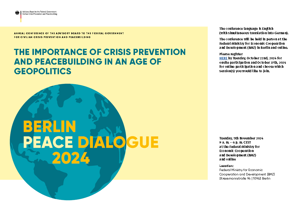 Cover: Berlin Peace Dialogue 2024