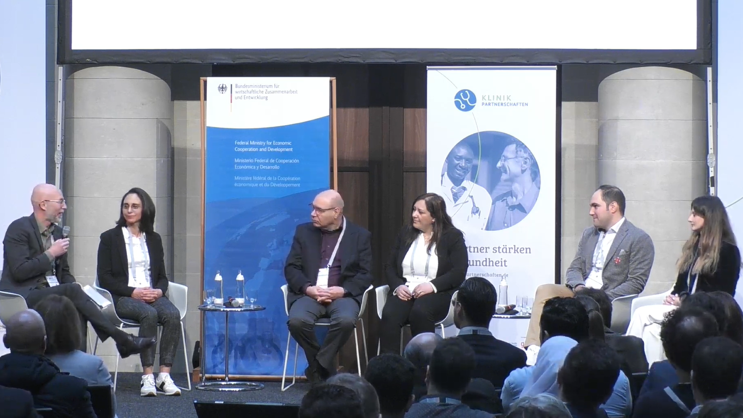 Panel discussion at the kick-off event for German-Syrian hospital partnerships on 12 February 2025 in Berlin