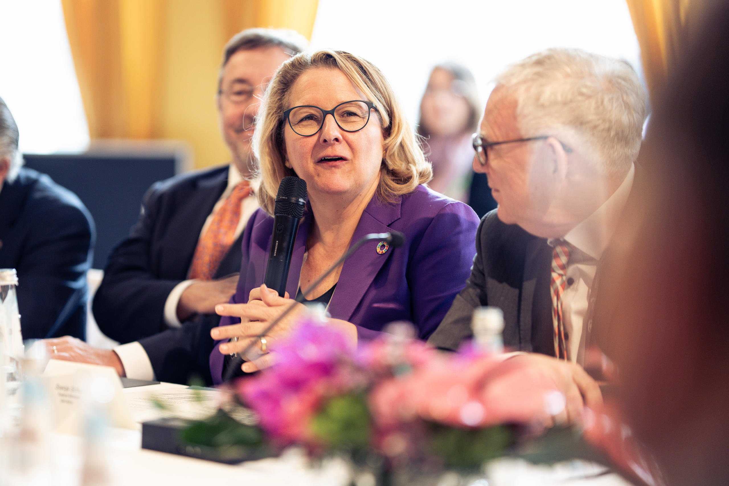 Bundesentwicklungsministerin Svenja Schulze bei der Münchner Sicherheitskonferenz