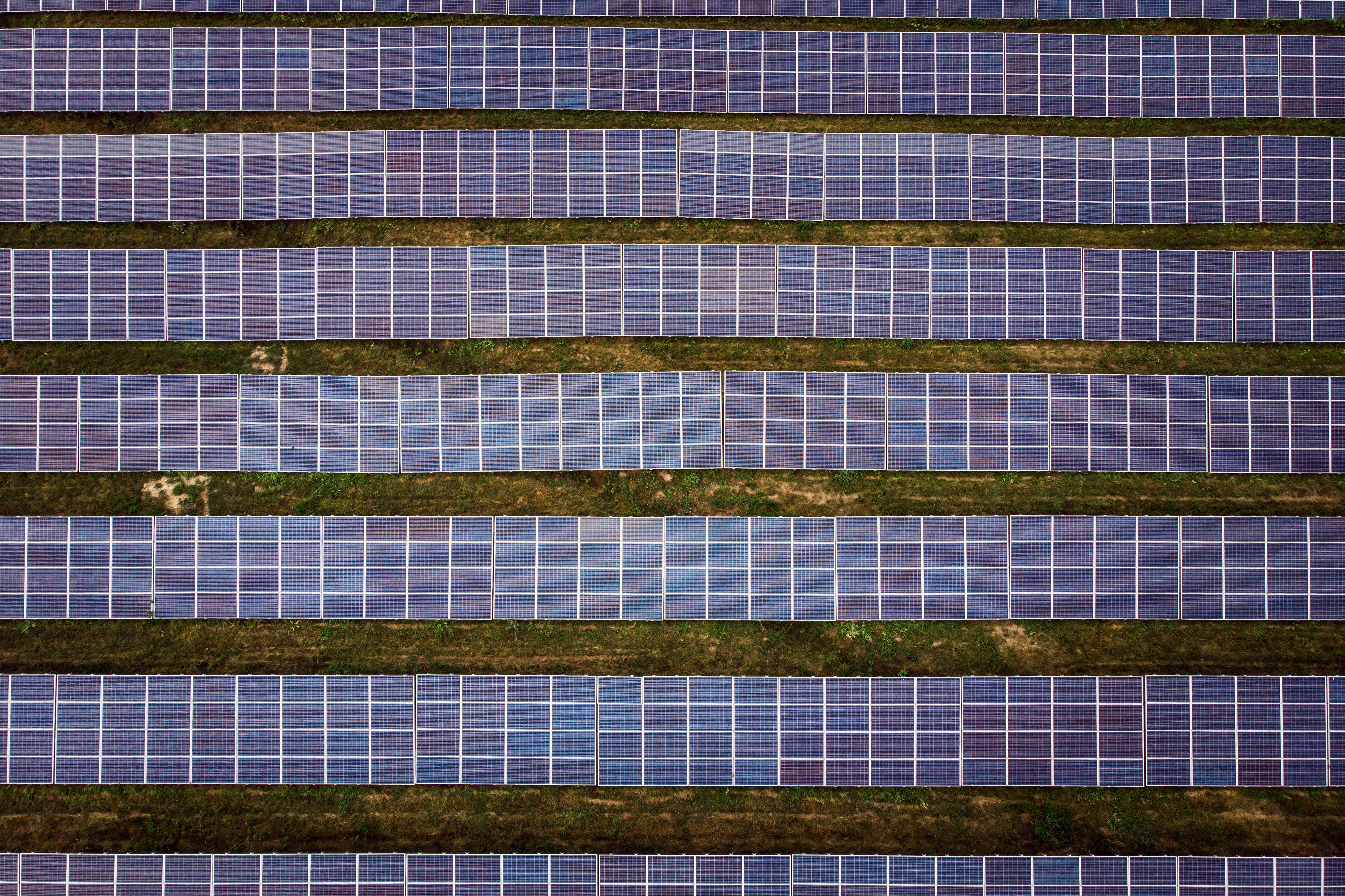 Photovoltaic open-space plant